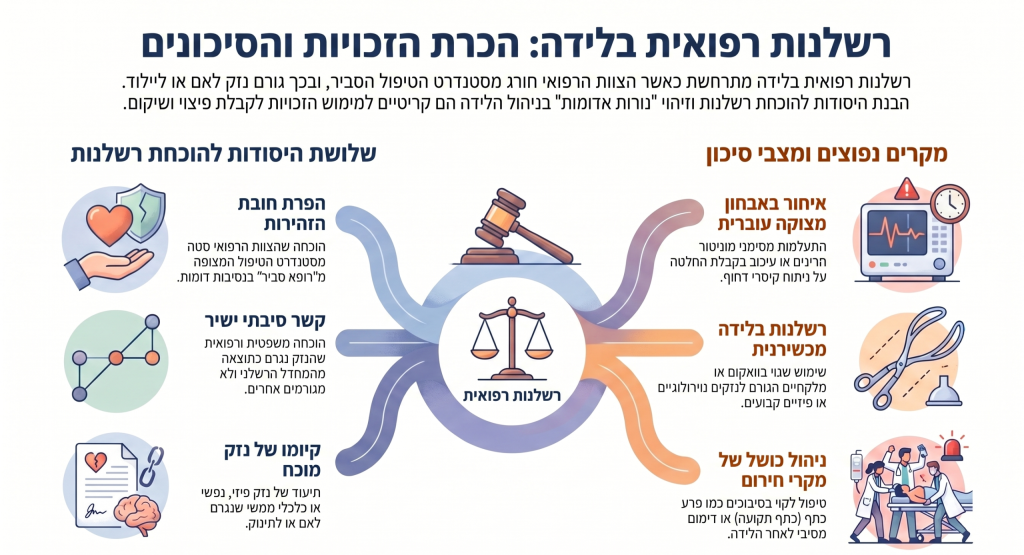 רשלנות רפואית בלידה